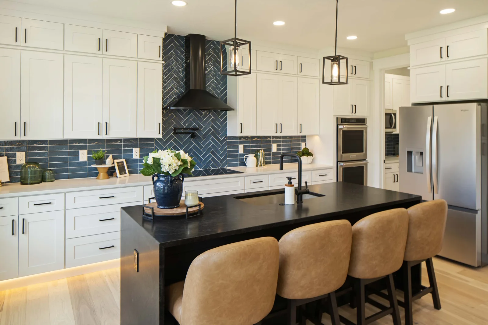 Dining open to kitchen