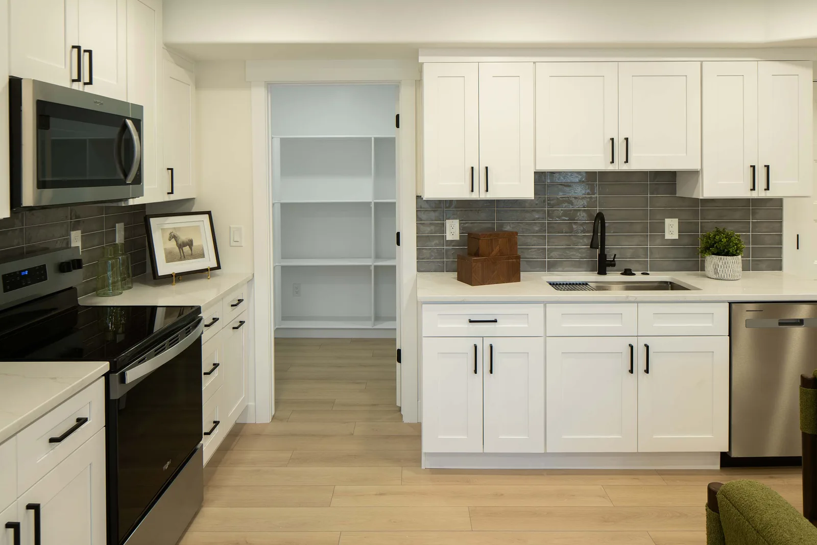 Kitchenette and pantry