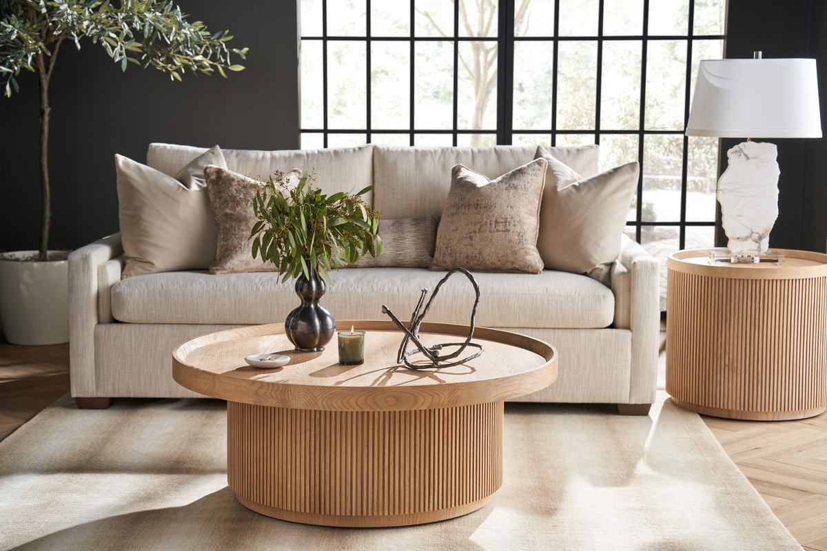 A formal living room with warmth