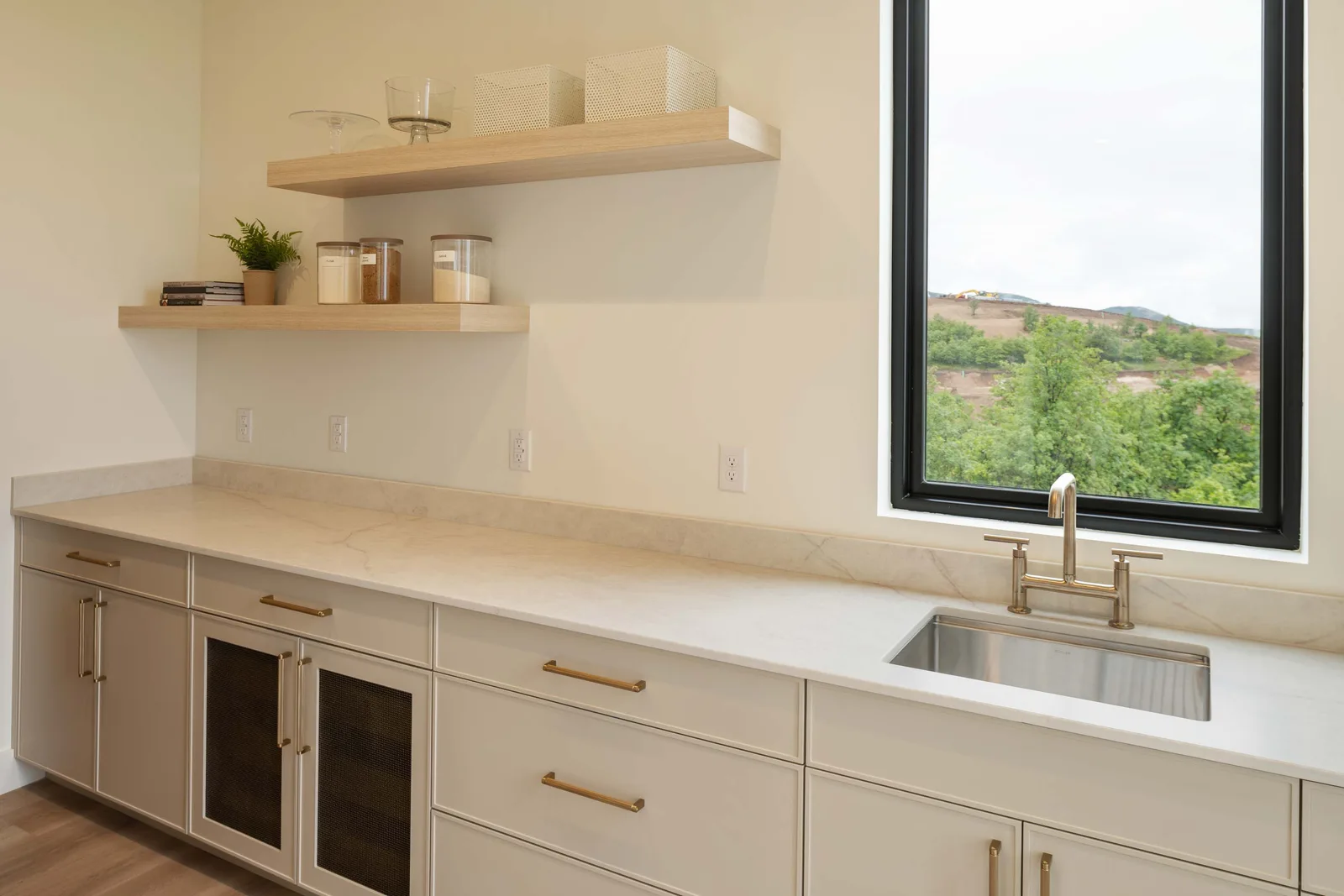 Butler pantry sink