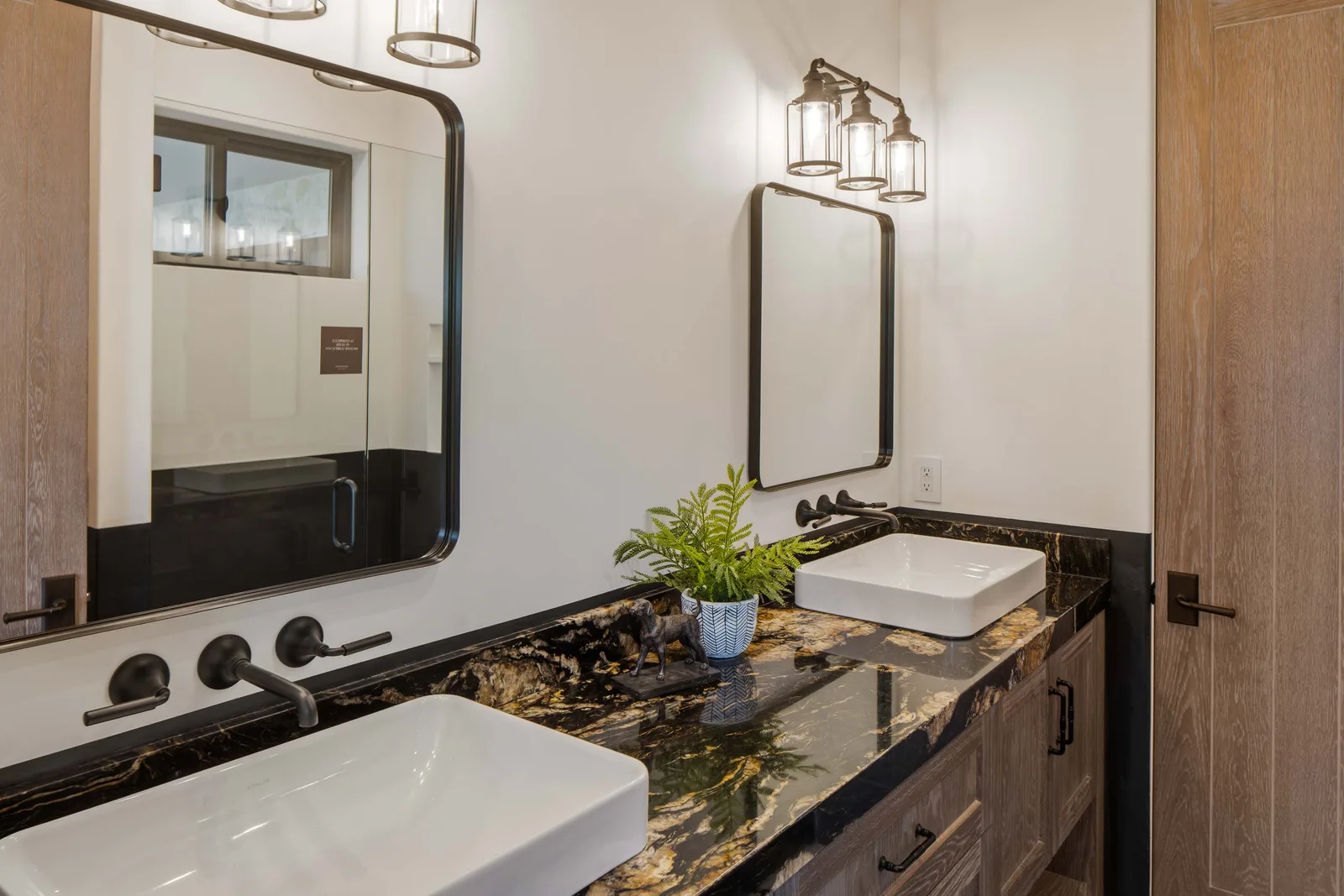 Black quartzite vessel bath